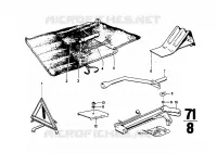 Borsa utensili c.attrezzo per BMW 3.0CSL