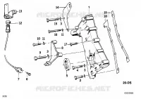 Carter della distribuz. parte inferiore per BMW 635CSi