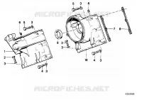 Carter della distribuz. parte superiore per BMW 635CSi
