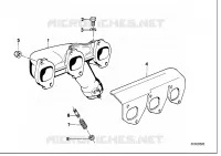 Collettore di scarico per BMW 635CSi