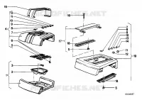 Copertura leva di comando per BMW 518