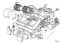 Corpo radiatore/parti di attacco per BMW 635CSi