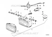 Corr.d.montagg.faro antinebbia per BMW 520