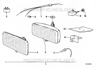 Corr.d.montagg.faro antinebbia per BMW 635CSi