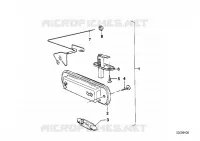 Corr.d.montagg.luce d.compartim.motore per BMW 320