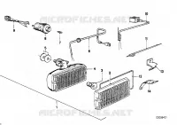 Fanale posteriore antinebbia per BMW 320