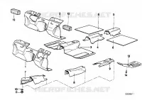 Isolazione insonorizione anteriore per BMW 528i