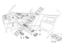 Legno individuale portacenere/vaschette per BMW 323i