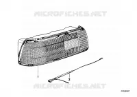 Luce posteriore per BMW 635CSi