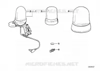 Luce roteante per BMW 525i