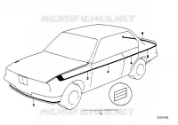 Nastro ornamentale M technic per BMW 528i