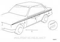 Nastro ornamentale per BMW 528i