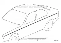 Nastro ornamentale per BMW 528i