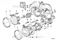 Pezzi singoli p fari ellissoidali per BMW 635CSi