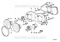 Pezzi singoli per faro per BMW 635CSi