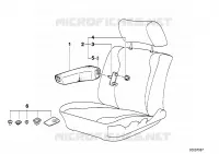 Poggiabraccia anteriore per BMW 730iL