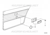 Portacenere della porta posteriore per BMW 528i