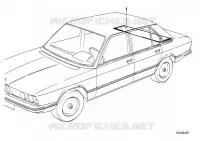 Ripiano posteriore per BMW 528i