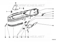 Rivest. tavola portastrumenti sotto des. per BMW 528i