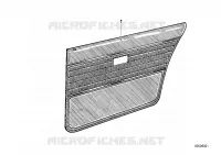 Rivestimento porta, posteriore per BMW 518