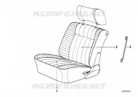 Rivestimento sedile anteriore per BMW 730iL