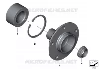 Semialbero posteriore/supporto ruota per BMW Z4 3.0si