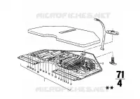 Utensili di bordo/Cassetta portautensil per BMW 3.0CSL