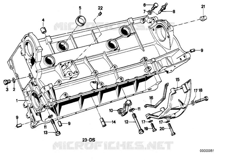 Blocco cilindri BMW BMW Serie 6 1979 635CSi A 635CSi