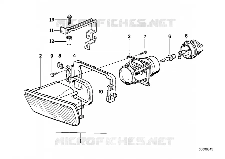 Fari Antinebbia BMW BMW Serie 6 1981 635CSi M 635CSi