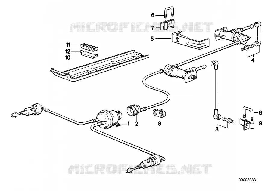 Faro-regolazione profondita fascio lum. BMW BMW Serie 7 1987 730i M 730i