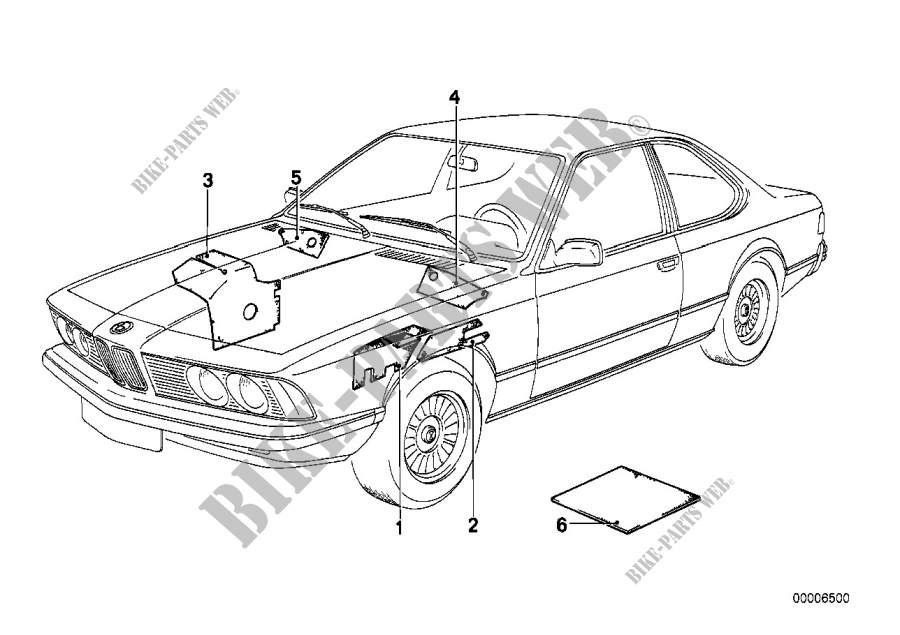 Insonorizzazione per BMW 628CSi
