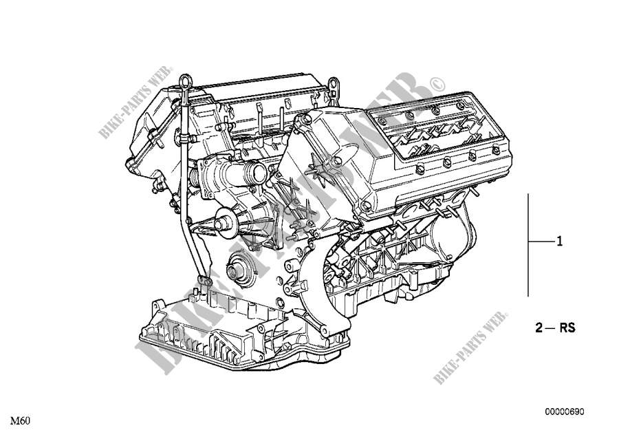 Motore alleggerito per BMW 840i