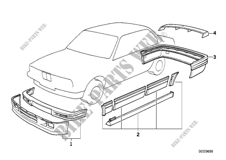Pacchetto aerodinamico per BMW 318is