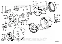 Alternatore, particolari per BMW 745i