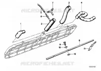 Basamento Imp. aerazione per BMW 635CSi