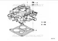 Carburatore 4a1 per BMW 525