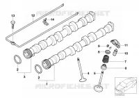 Comando valvole   albero a camme/valvole per BMW 316ti