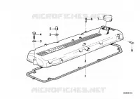 Coperchio testa cilindro per BMW 635CSi