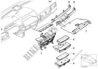 Parti applicate plancia portastrumenti per BMW 730Ld