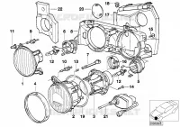 Pezzi singoli per faro per BMW 525i