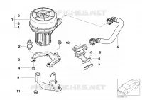 Riduz.sost.nocive gas d.scapp. pomp.aria per BMW 316ti