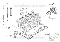 Testata pezzi montabili per BMW 316ti