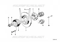 Transmiss.cinghia trapez. ammortizzatore per BMW 635CSi