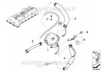 Basamento Imp. aerazione/Separatore olio per BMW Z4 2.5i