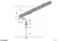 Cdo valvole, albero a camme, scarico per BMW Z4 2.5i