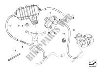 Comando a depressione motore turbo comp. per BMW 530d