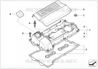 Coperchio testa cilindro per BMW 316ti