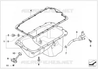 Coppa dellolio/indica.d.livello del.oli per BMW 320i