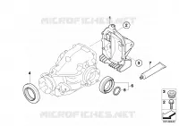Differenziale, corredo guarnizione per BMW Z4 3.0si