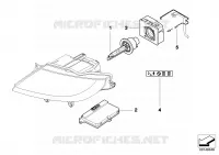 Faro, pezzi elettron., luce xeno per BMW Z4 3.0si